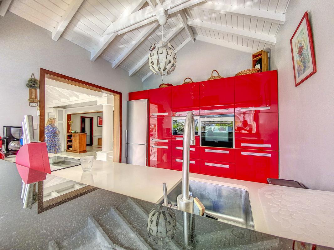 Location Villa 3 chambres Baie Nettlé St Martin-cuisine-12